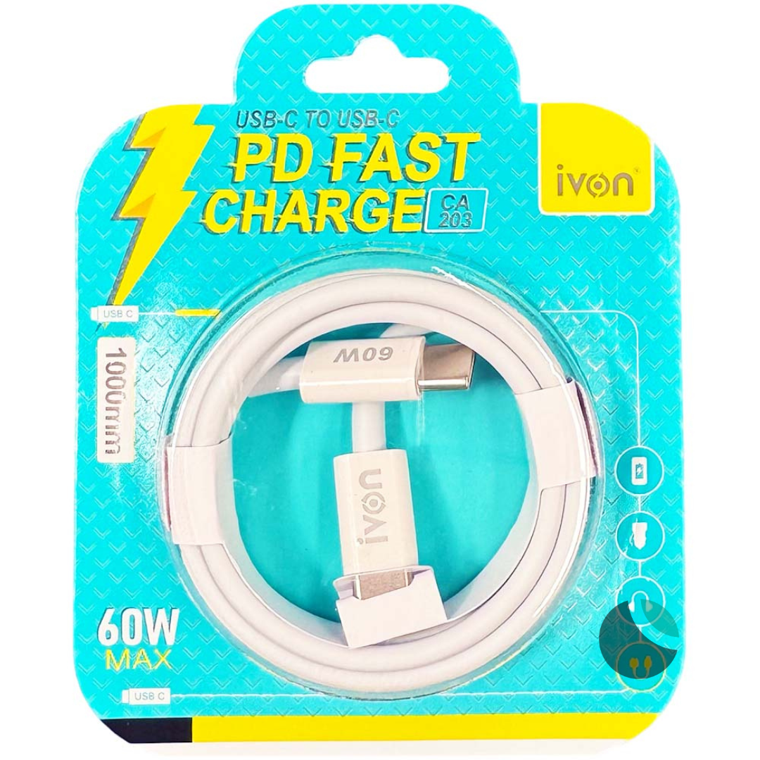 Cable USB-C a USB-C 1M IVON