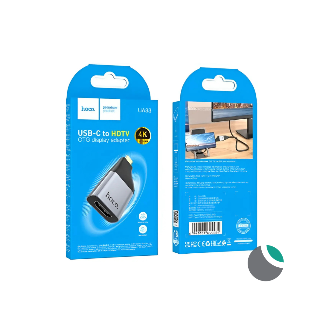 Adaptador Hoco Usb Tipo C A Hdmi 4k