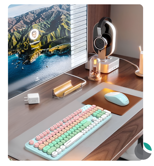 Set Teclado y Mouse Inalámbrico Lenyes