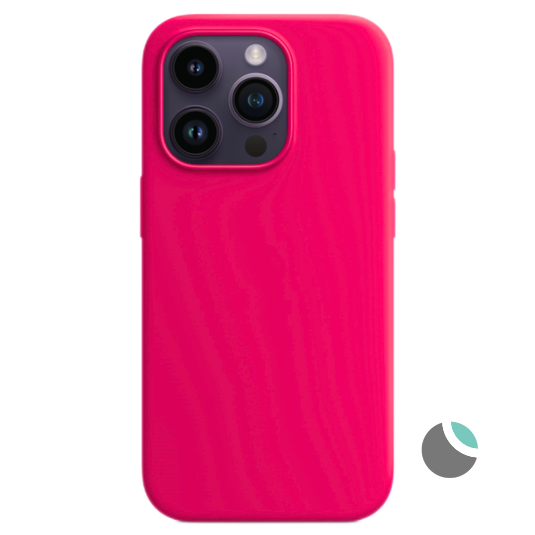 Carcasa para iPhone silicona Soft fucsia