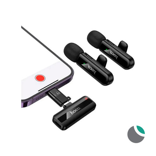 Microfono Dual Hoco L20A Doble Tipo C y Lightning