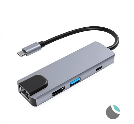 New Hub Adaptador USB-C 6 en 1