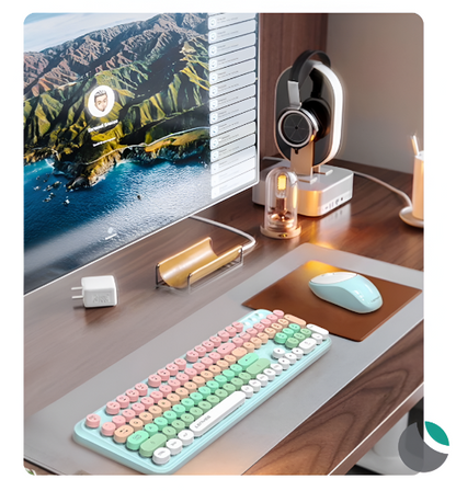 Set Teclado y Mouse Inalámbrico Lenyes