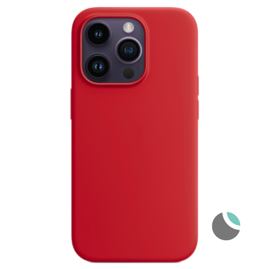 Carcasa para iPhone silicona Soft roja