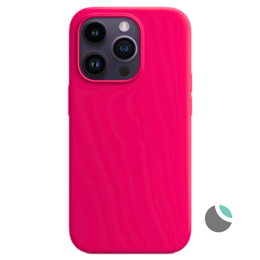 Carcasa para iPhone silicona Soft fucsia