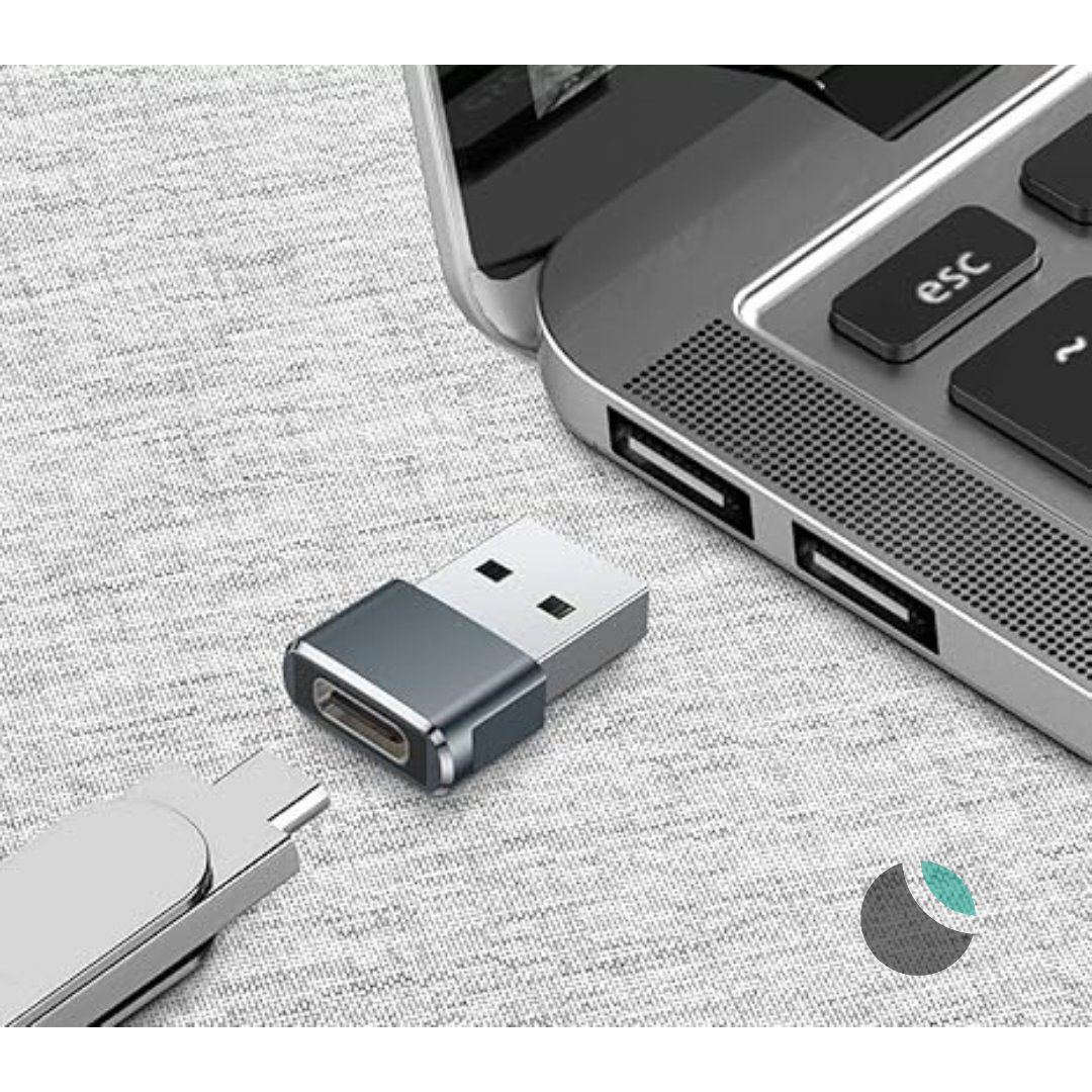 Adaptador Portátil Tipo USB-C a USB 2.0