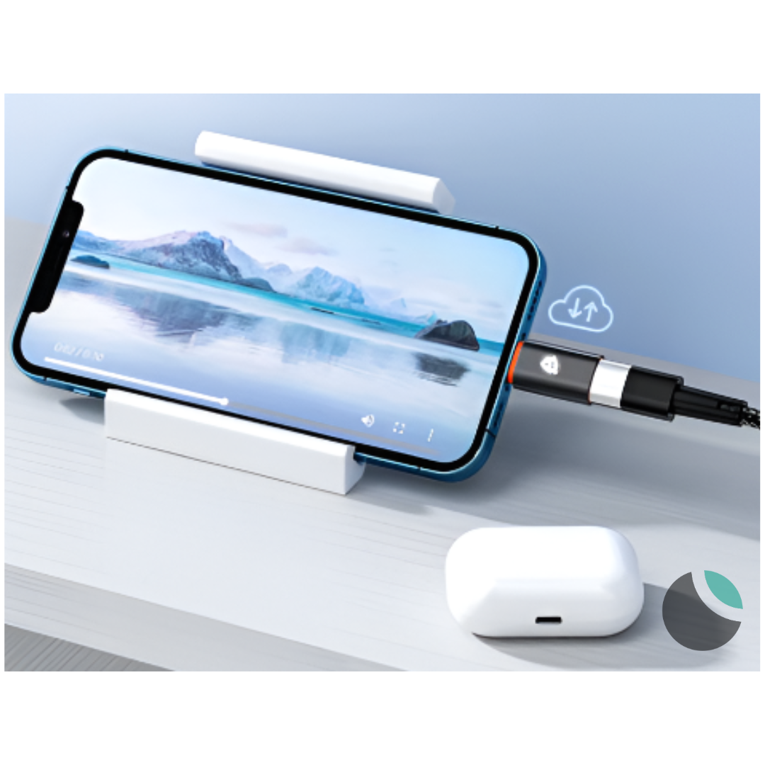 Adaptador Portátil Tipo USB-C a Lightning