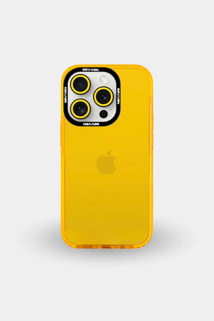 Carcasa SEVVEN con protector de cámara naranja